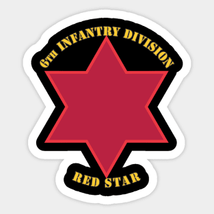 6th Infantry Division Sticker